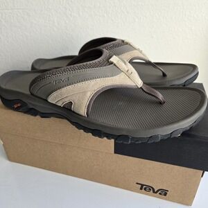 Teva Pajaro Dune Toe Post Flip Flop Sandal Men's US Size 14 New Leather